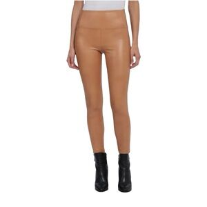 Avec Les Filles Faux Leather Leggings Size Large Biscotti Style 80156